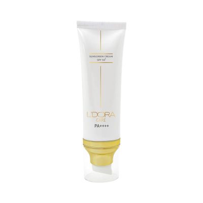 کرم ضدآفتاب +SPF50 بی رنگ لدورا کر ۸۰ میلی لیتر